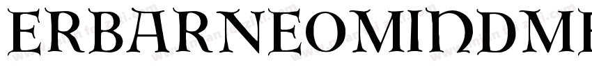 ErbarNeoMinDMed Regular字体转换
